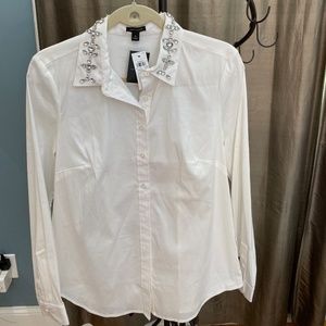 Ann Taylor, Jewels, Button-Down